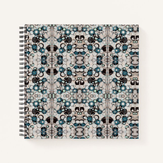 Abstrakt Art Square Journal Notizbuch (Vorderseite)