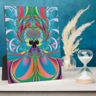 Abstrakt Art Summer Butterfly Fotoplatte