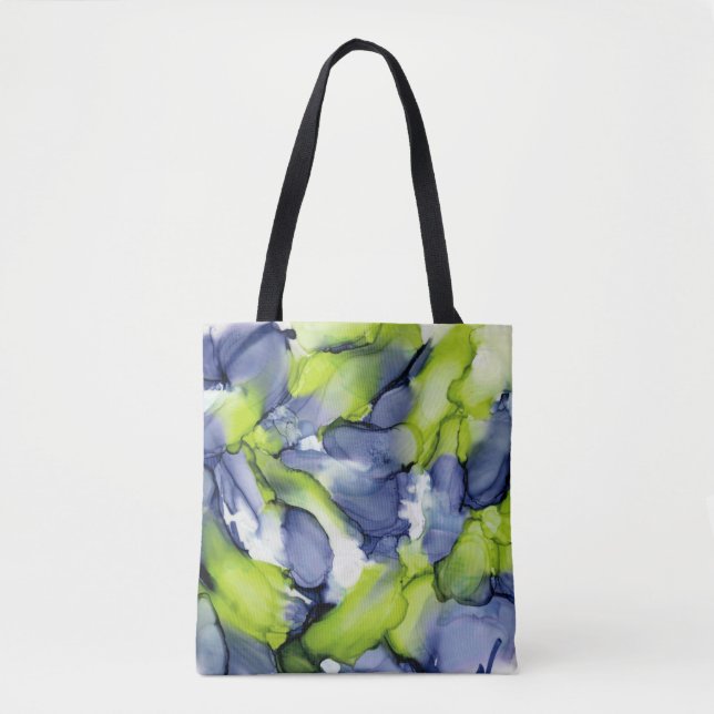 Abstrakt Art Tote Bag, Mittel Tasche (Vorderseite)