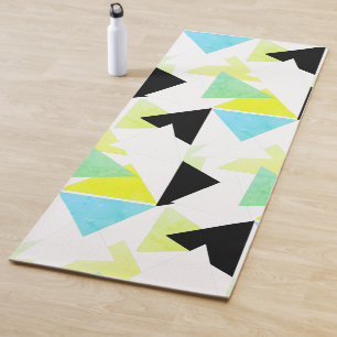 Abstrakt Art Triangle Pyramid Muster Yoga Mat Yogamatte