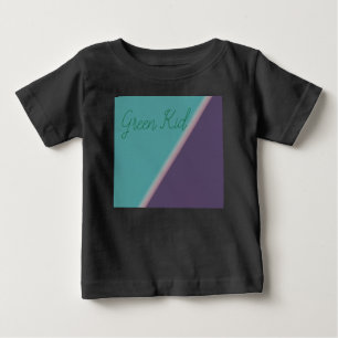 Abstrakt Art Türkis Lila Baby T-shirt