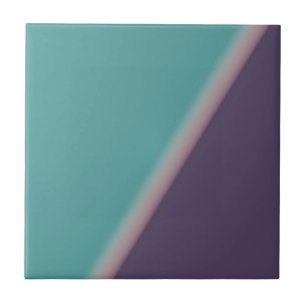 Abstrakt Art Türkis Lila Fliese