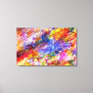 Abstrakt Art Watercolor Splash Design Leinwanddruck