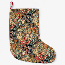 Abstrakt Art Weihnachten Strumpf