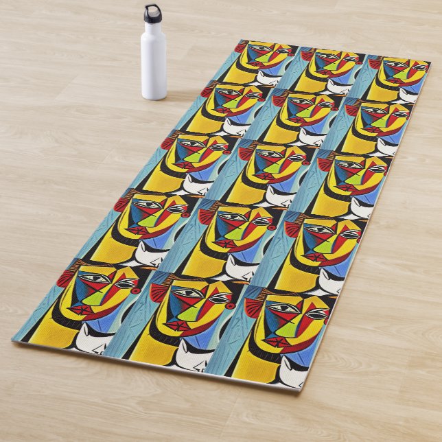 Abstrakt Art Yoga Mat Yogamatte (Beispiel)