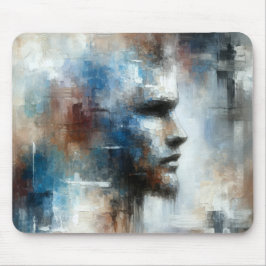 Abstrakt Avant-Garde Man Mousepad