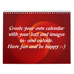 Abstrakt Background Spirals soft III + Ihr Text Kalender
