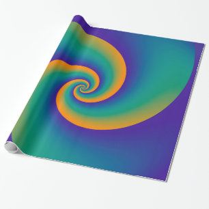 Abstrakt Background Spirals soft V Geschenkpapier