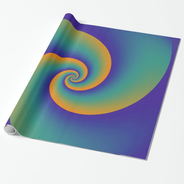 Abstrakt Background Spirals soft V Geschenkpapier (Ungerollt)