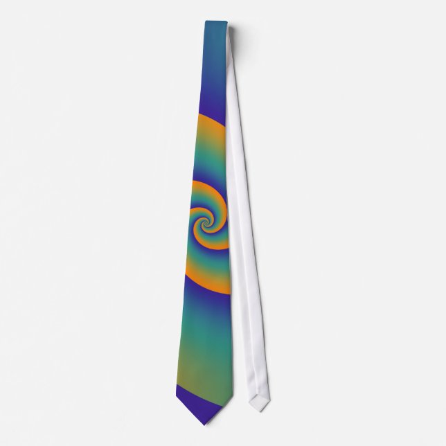 Abstrakt Background Spirals soft V Krawatte (Vorderseite)