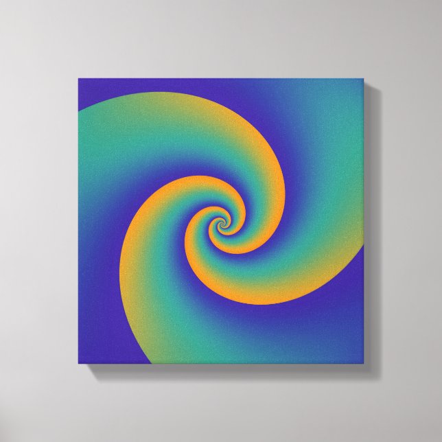Abstrakt Background Spirals soft V Leinwanddruck (Vorderseite)