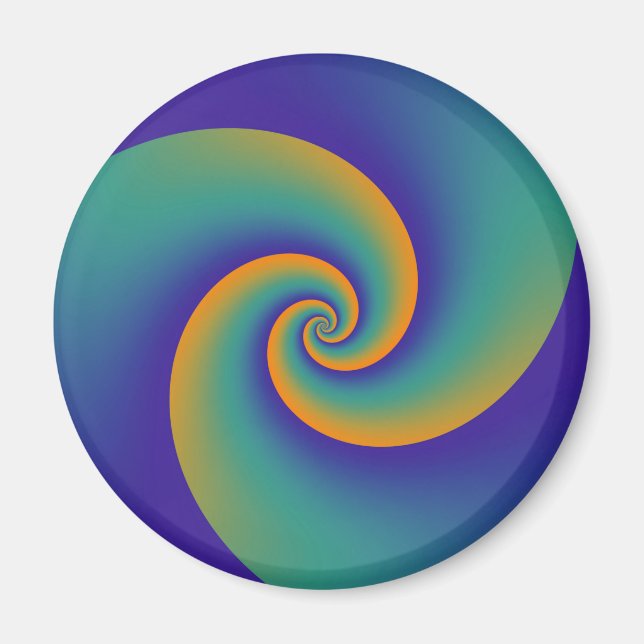Abstrakt Background Spirals soft V Magnet (Vorne)