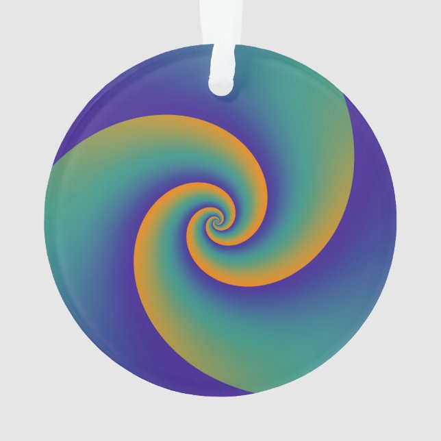 Abstrakt Background Spirals soft V Ornament (Rückseite)
