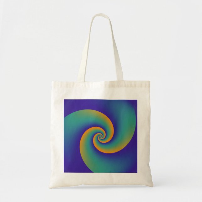 Abstrakt Background Spirals soft V Tragetasche (Vorne)