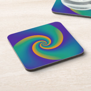 Abstrakt Background Spirals soft V Untersetzer
