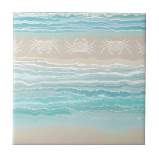 Abstrakt Beach Ocean Design 292 Crab Fliese