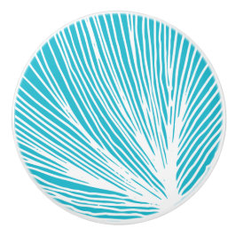 Abstrakt Beach Scallop Seashell Keramikknauf