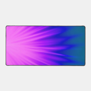 Abstrakt Blau und Rosa Schreibtischunterlage