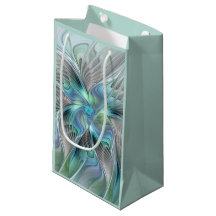 Abstrakt Blue Green Butterfly Fantasy Fraktal Art