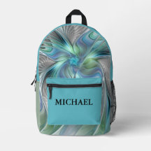 Abstrakt Blue Green Butterfly Fantasy Fraktal Name