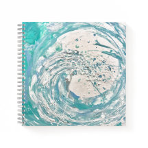 Abstrakt Blue Wave Moderne Kunst 