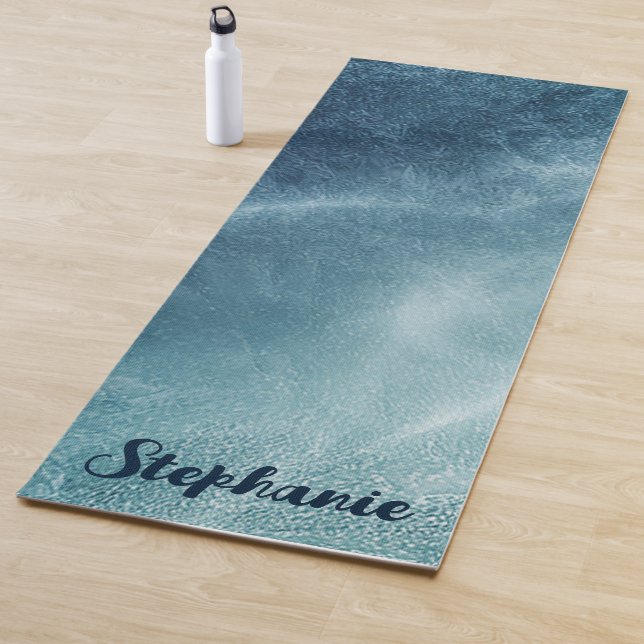 Abstrakt Blue Yoga Mat Yogamatte (Beispiel)