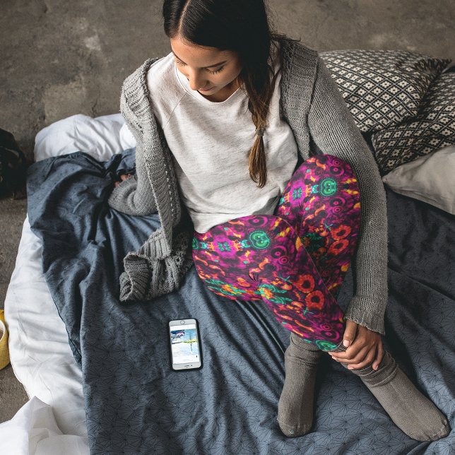 Abstrakt blumenreich leggings (Von Creator hochgeladen)