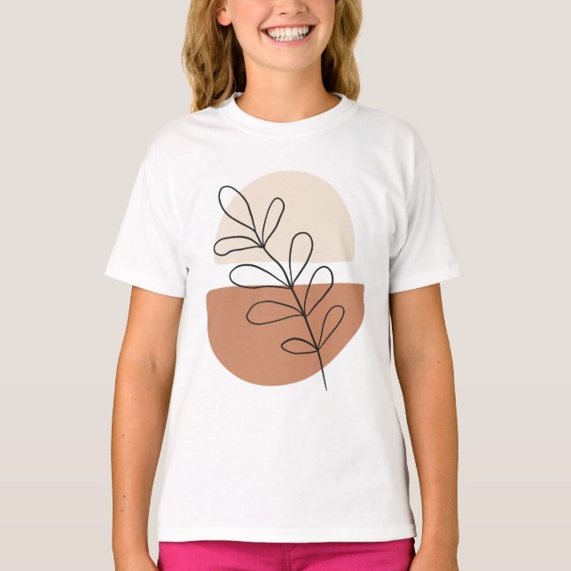 Abstrakt, Boho, Formen T-Shirt (Vorderseite)