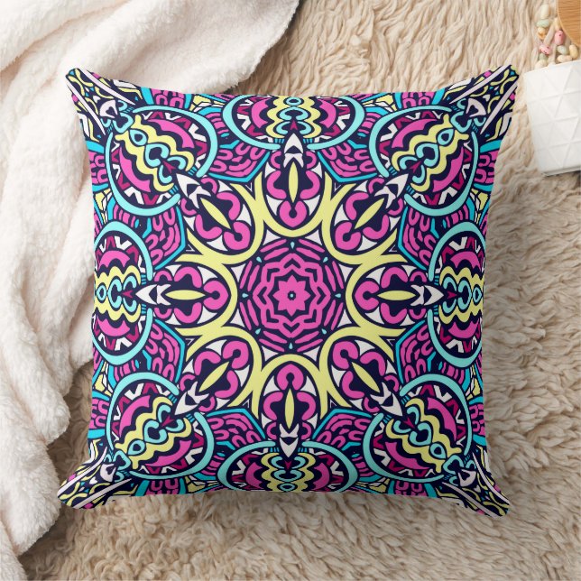 Abstrakt Boho Mandala Pattern Kissen (Decke)
