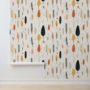 Abstrakt Boho Retro Trendy Collection Tapete