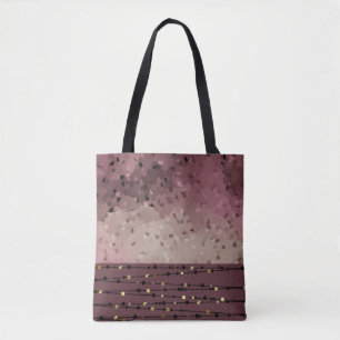 Abstrakt, braun, rosa, rosa, rosa tasche