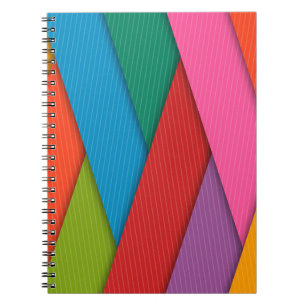 Abstrakt Bunt Notizbuch Notizblock