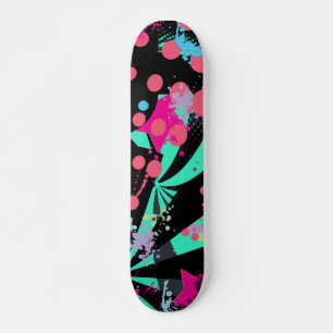 Abstrakt Burst Skate Deck Skateboard