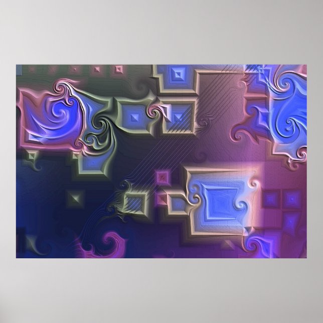 Abstrakt c008 poster (Vorne)