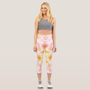 Abstrakt capri leggings
