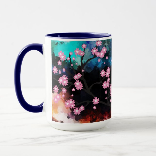 Abstrakt Cherry Blossom Tasse (Links)