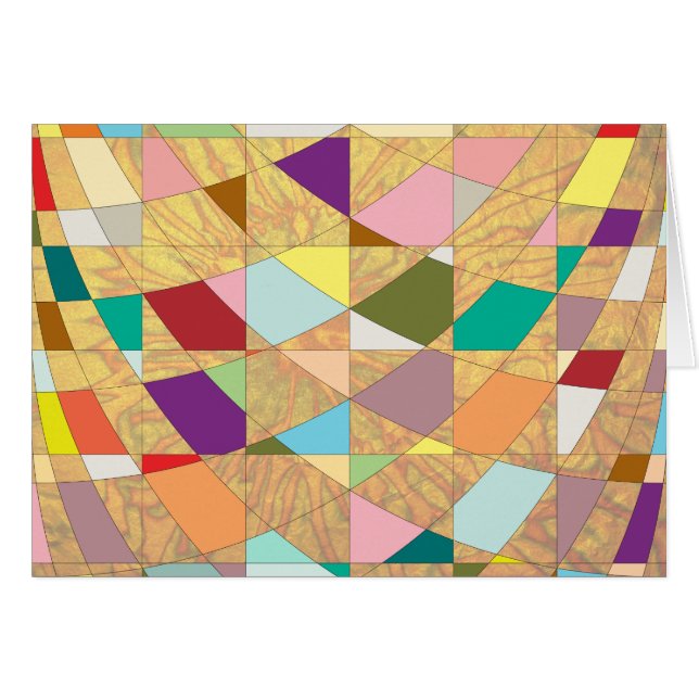 Abstrakt Colors Sun Burst (Vorderseite (Horizontal))