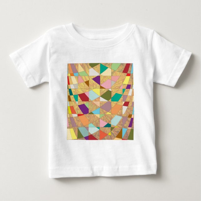 Abstrakt Colors Sun Burst Baby T-shirt (Vorderseite)