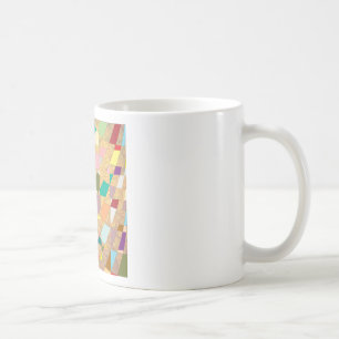 Abstrakt Colors Sun Burst Kaffeetasse