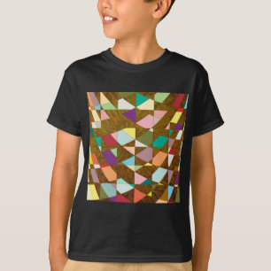 Abstrakt Colors Sun Burst T-Shirt