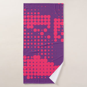 Abstrakt Creative Concept Comic Pop Art Blanche Badehandtuch