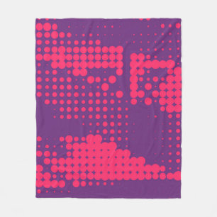 Abstrakt Creative Concept Comic Pop Art Blanche Fleecedecke