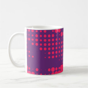 Abstrakt Creative Concept Comic Pop Art Blanche Kaffeetasse