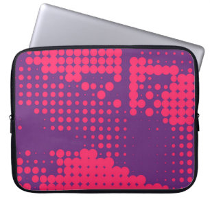 Abstrakt Creative Concept Comic Pop Art Blanche Laptopschutzhülle