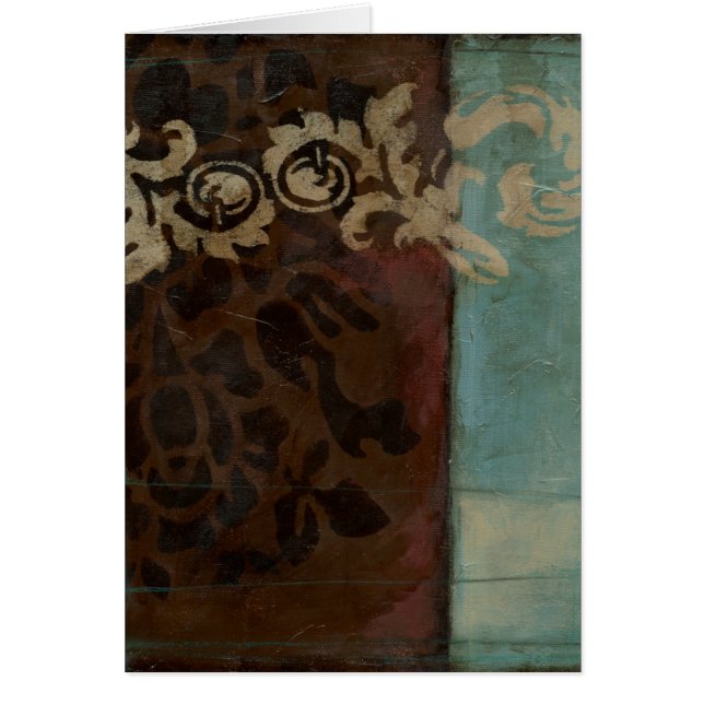Abstrakt Damask Tapestry von Jennifer Goldberger (Vorne)
