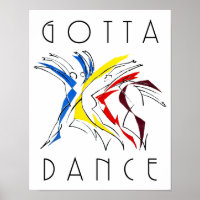 Abstrakt Dancer Dancing - Tanz Lover Artwork