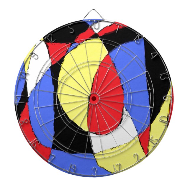 Abstrakt Dartscheibe (vorne)