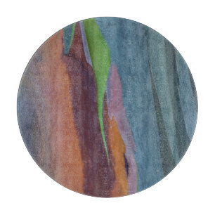 Abstrakt des Regenbogengummibaums Schneidebrett