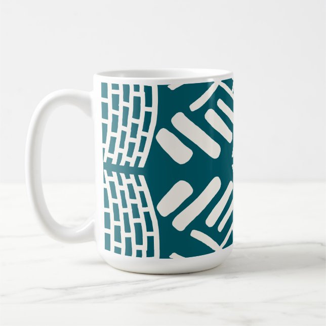 abstrakt doodle modern kaffeetasse (Links)