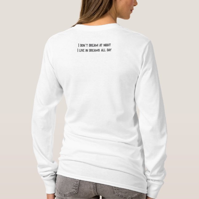 Abstrakt Dreamer T-Shirt (Rückseite)